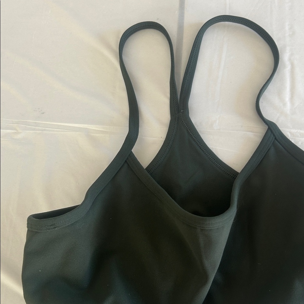 Vuori Women's Forest Green Racerback Sports Bra - Picture 3 of 3